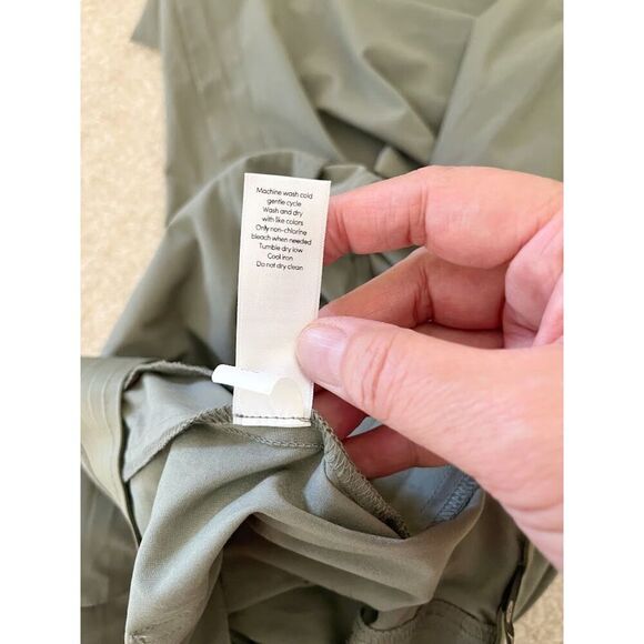 Athleta Tribeca Utility Crop Wide Leg Lightweight Pocket Pants - Picture 14 of 14